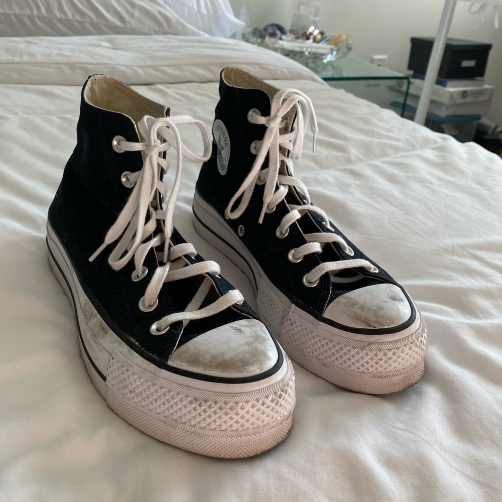 Platform High top Black Converse